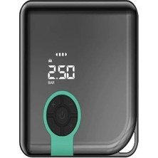 Azurtech Air Powerbank 4000MAH USB Şarj Edilebilir Akıllı Hava Pompası - Kompresör LED Gösterge ve Işıklı