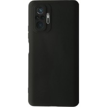 Redmi Note 10 Kılıf Nano Içi Kadife Silikon - Siyah