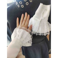 Firuz Rukye Siyah Dantelli Seyyar Kolluk