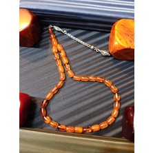 Anemore Collection Atel Kehribar Tesbih Bal Renk