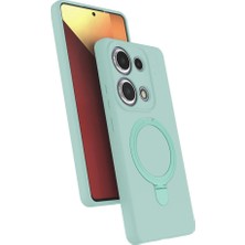 Redmi Note 13 4g Regal Magsafe Standlı Kapak - Su Yeşili