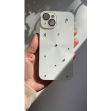 Zeyncey Case iPhone 14 Plus/ 15 Plus Beyaz Ay Yıldız Telefon Kılıfı