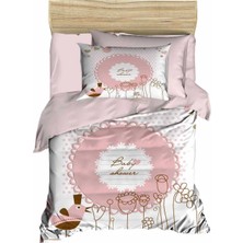 Mira Home Yenidoğan Kız Bebek Nevresim Takımı %100 Pamuklu  Baby Shower