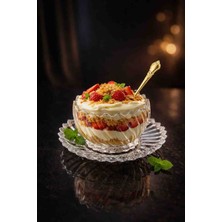 Gülümseten Avm 6’lı Magnolia Tatlı Kasesi Seti 12 Parça Cam Şık Sunumluk Takımı