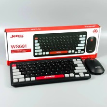 Jedel WS681B Bt Kablosuz + Bluetooth Klavye Mouse Set