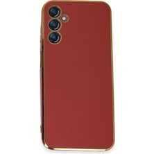 Galaxy M14 5g Kılıf Volet Silikon - Kırmızı