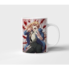 Power Chainsaw Man Anime Tasarım Kupa - Hediyelik Kupa - Baskılı Kupa