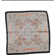 TrendyChic Zincir Desenli Kadın Şal Fular Aksesuar