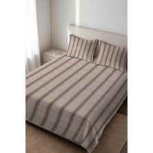 Dolce Mariee Parlak Kadife Kumaş Kapitoneli Çift Kişilik Yatak Örtüsü Seti (3 Parça) CKY0054