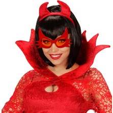 Vexor Kırmızı Renk Bıyık Tasarımlı Kedi Gözlüğü 19X11CM