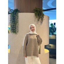 Moda Çağdaş Premium Kalite Kadın Oversize Triko Kazak