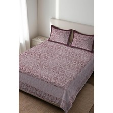 Dolce Mariee Parlak Kadife Kumaş Kapitoneli Çift Kişilik Yatak Örtüsü Seti (3 Parça) CKY0051