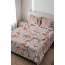 Dolce Mariee Parlak Kadife Kumaş Kapitoneli Çift Kişilik Yatak Örtüsü Seti (3 Parça) CKY0076