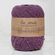 FRY La Mia Re-Tweed Mor Melanj El Örgü Ipi - L143 - 34408