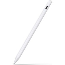 Fuchsia iPad 10.9 10. ve 11. Nesil ile Uyumlu Avuç Içi Reddetmeli Dokunmatik Özel Çizim ve Yazı Kalemi