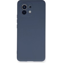 Mi 11 Kılıf Nano Içi Kadife Silikon - Gri