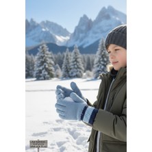 Eleven Markets Gri Ekrkek Çocuk Eldiven Garson Boy 7-12 Yaş