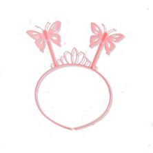 Ttt Nevamel Toz Pembe Kelebek Kanadı Tacı ve Sopası