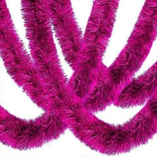 Ttt Nevamel Kalın Simli Parti Süsü 2 Metre Fuşya