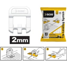 Sedef Power Tools Sgs Derz Seviye Tespit Klipsi 2.0mm SGS6174