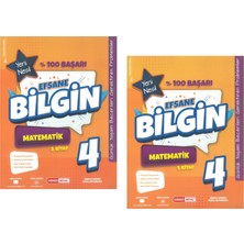 Kırmızı Beyaz Efsane Bilgin Matematik 4.sınıf (2 Kitap)