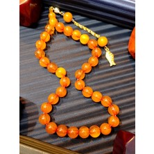 Anemore Collection Sıkma Kehribar Tesbih Amber Renkli