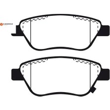 Eurorepar Erp Fren Balatası Ön Küçük Tip   Corsa D 1.2/1.3/1.4  Z12XEP/A14XER/Z13DTJ 07-> 93169174