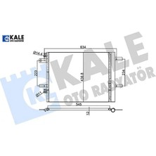 KALE RADYATÖR Klima Radyatörü  308-3008-508-EXPERT Iv-Traveller-C4 Pıcasso-Grandland x 16->525X436X16 3644520/ 9677145480/ 981733408