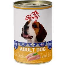 12X400 Gram Glory Parça Tavuk Etli Köpek Konservesi