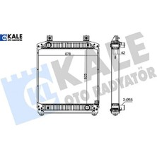 KALE RADYATÖR Radyatör Karsan Atak Euro 5 Mb1 Cxl [brazıng] KR.CXL01.113.A0010