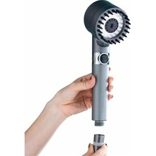 Shopwave Duş Başlığı Yüksek Basınçlı Masaj Taraklı 3 Kademeli