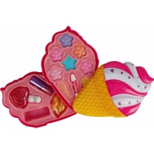 Sinerjim Dondurma Şekilli 2 Katlı Makyaj Güzellik Seti