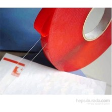 Zisayt Çift Taraflı Bant 10 mm x 5 Metre Süper Güçlü Montaj Bandı (Şeffaf)