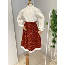 Uhde Store Çocuk Uzun Tesettür Etek Pazen Etek Namaz Eteği