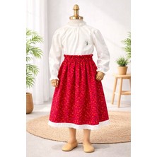 Uhde Store Çocuk Uzun Tesettür Etek Pazen Etek Namaz Eteği