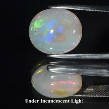Aries 10.80CT Natural Transparent Crystal Opal With Play-Of-Color Ethiopia, Gem
