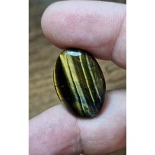 Aries 17.40CT 25.9X17.2MM Oval Natural Bi Color Tiger Eye