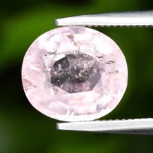 Aries 2.14CT 8.3x7.5mm Oval Natural Pastel Pink Tourmaline - Unheated, Africa Gem