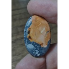 Aries 37.80CT 33.1X21.5MM Natural Oval  Maligano Jasper