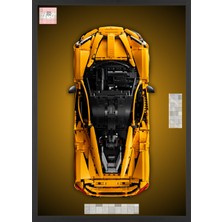 LEGO Technic Mclaren Sp1 – 50×70 cm Siyah Mdf Çerçeveli | Brix Frames