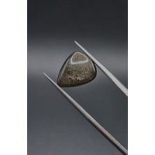 Aries 4.05CT 14.7X11.7MM  Natural  Pear Altın Yansımalı Obsidyen