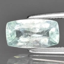 Aries 1.01CT 8.5x4.5mm Cushion Natural Green Paraiba Tourmaline - Copper Africa Gem