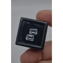 Aries 4.02CT 8X6MM 2pcs Octagon Natural White Topaz Africa