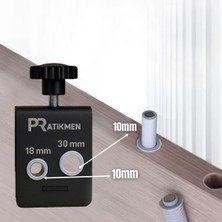 Eymen Yapı Pratikmen Bas Aç 18 ve 30 mm Orta Merkez Delik Delme Aparatı