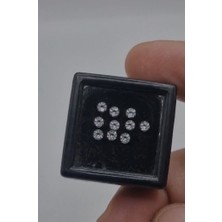 Aries 1.41CT 3mm 10PCS Round Natural White Topaz Africa