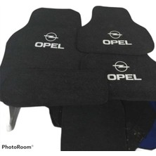 Smart Garage Opel Logolu Füme Halı Paspas Çift Katlı