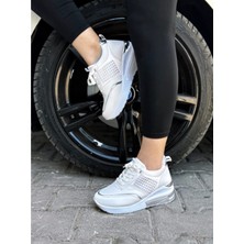 Lamiashoes Kadın  Gizli Topuk Yüksek Taban Spor Ayakkabı