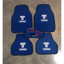 Smart Garage Tofaş Serçe Logolu Mavi Halı Paspas