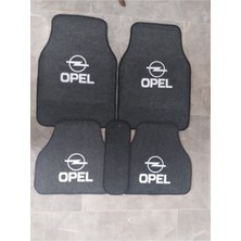 Smart Garage Opel Astra Logolu Siyah Halı Paspas