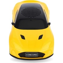 Jet Sepet Sarı Araba Tasarımlı Hoparlör - Bluetooth Fm USB Özellikli